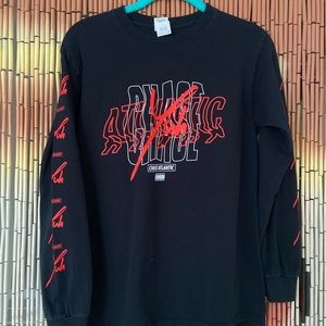 Chase Atlantic Long Sleeve Shirt - “Yuh” Design Across Both Sleeves